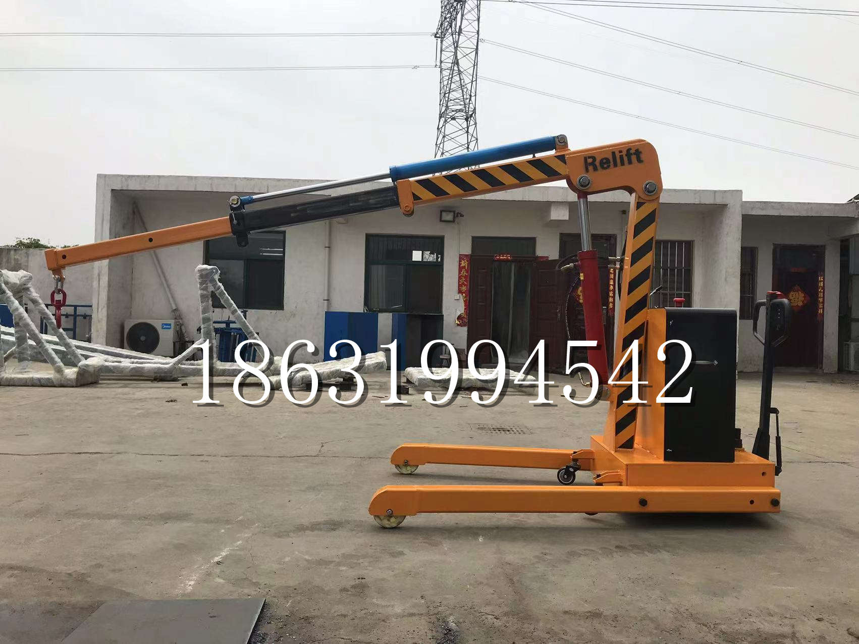 北斗镇久征定做3吨三轮随车吊 农用园林绿化移树吊 平板工程用小吊机