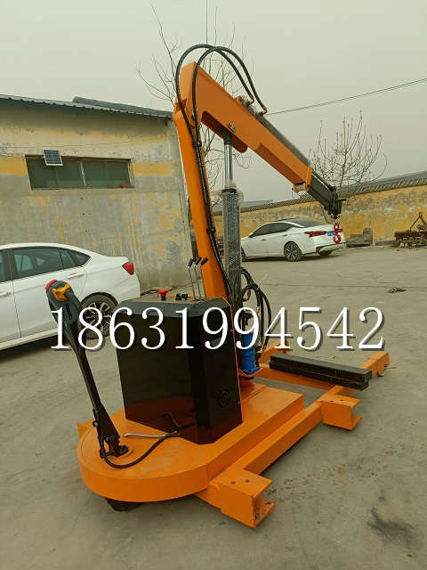 北斗镇自卸车厢随车吊 自制轮式四不像起重机 四驱平板吊 5吨 贵盛